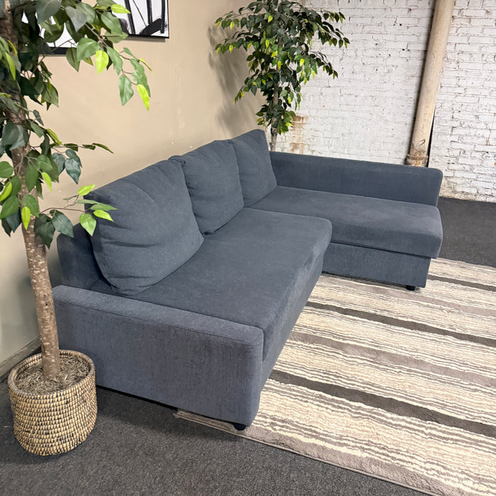 Sleeper Sectional Sofa with Reversible Storage Chaise