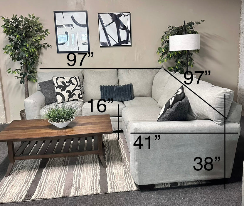 Gray Corner Sectional Sofa