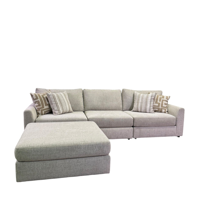 Marlow Modular 4 Piece Sectional in Cream