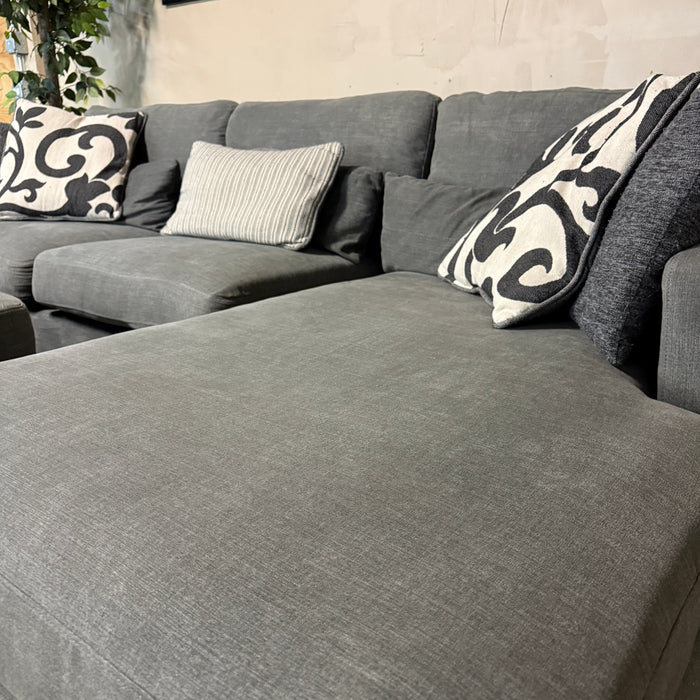 Sectional Sofa with Storage Ottoman