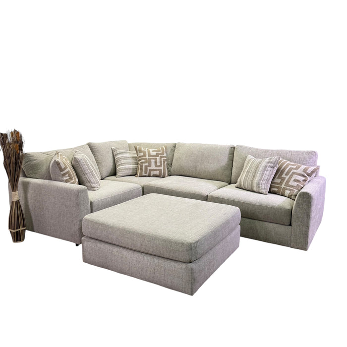 Marlow Modular 4 Piece Sectional in Cream