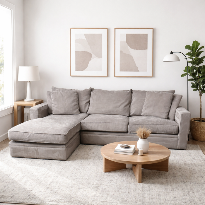 Room and Board Sectional with Left Chaise