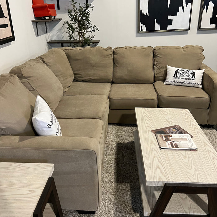 Ashley Tan Corner Sectional