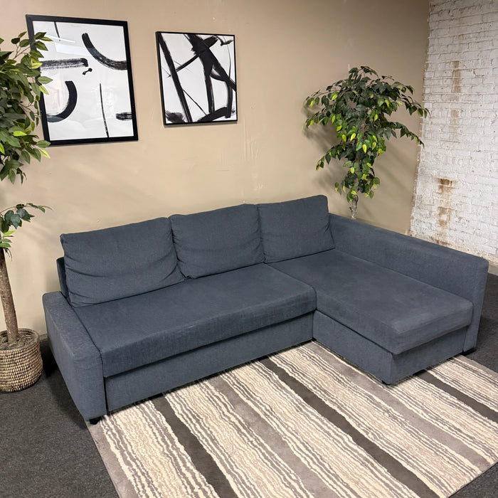 Sleeper Sectional Sofa with Reversible Storage Chaise