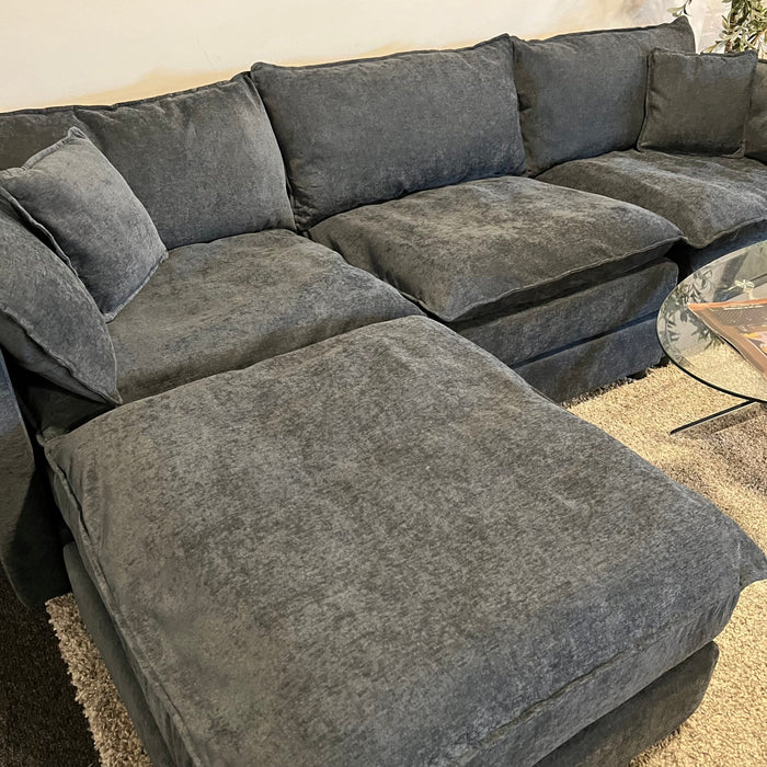 Modular Sectional Dream Couch in Dark Gray