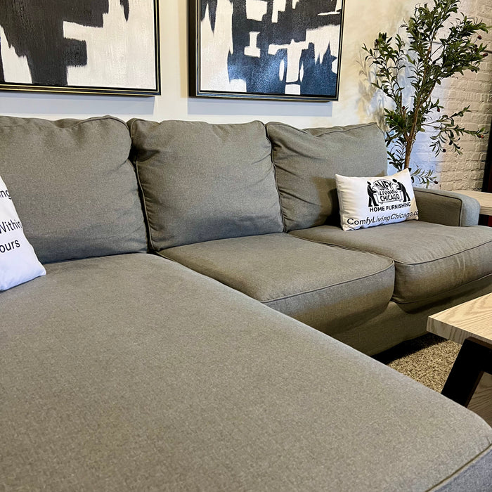 Gray Ashley Home-stores Chamberly 2 Piece Sectional