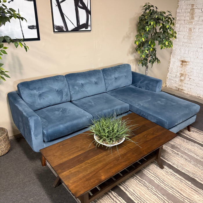 MCM Sectional with Reversible Chaise