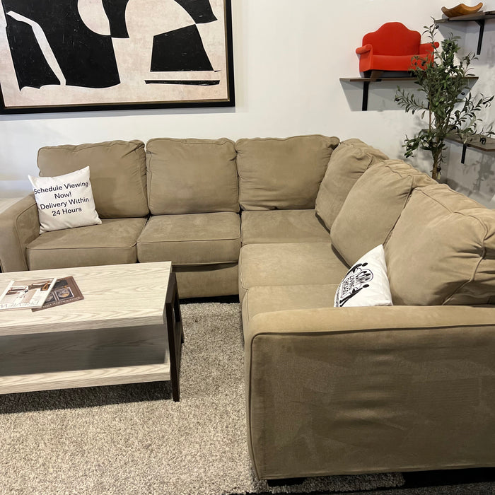 Ashley Tan Corner Sectional