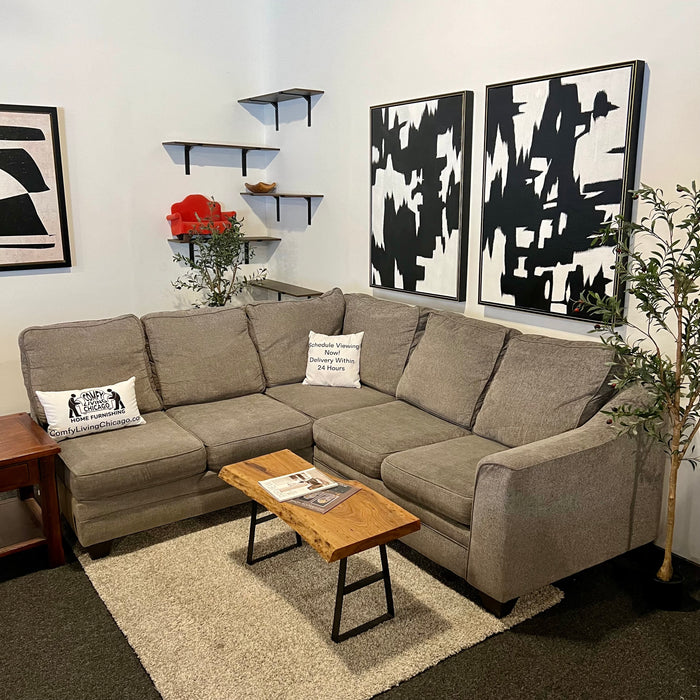 Gray Ashley 2 Piece Sectional Couch