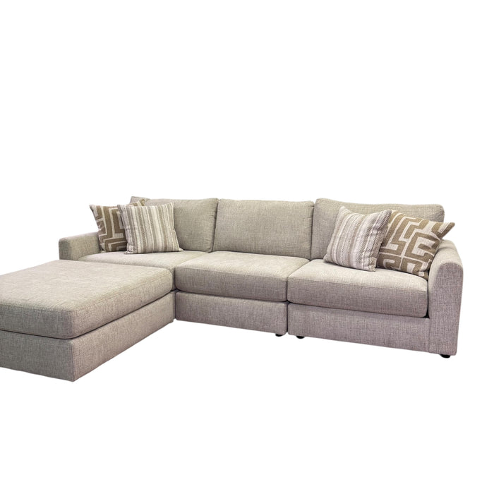 Marlow Modular 4 Piece Sectional in Cream