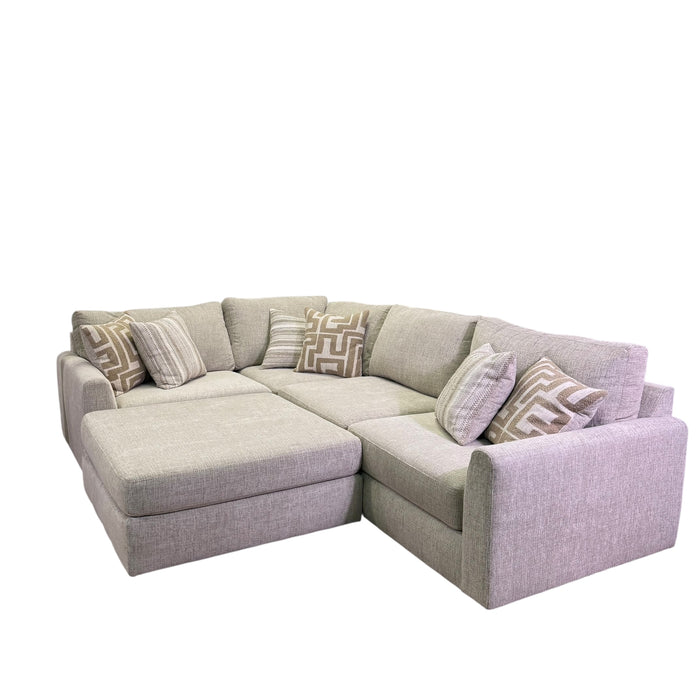 Marlow Modular 4 Piece Sectional in Cream