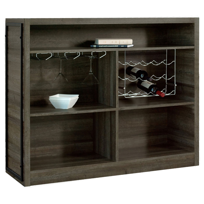 Joe 5-shelf Bar Unit Aged Oak