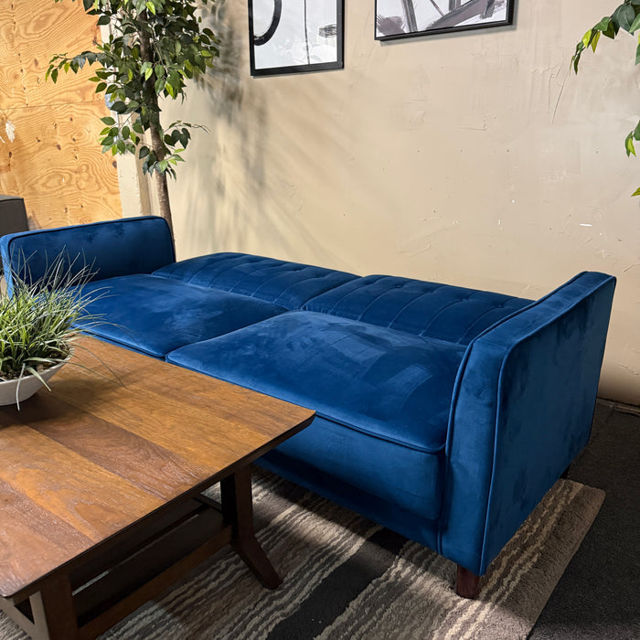 Futon Sofa in Blue