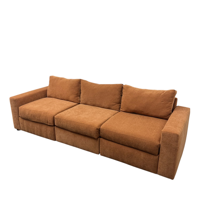 Modular Orange Sofa - Made in Chicago