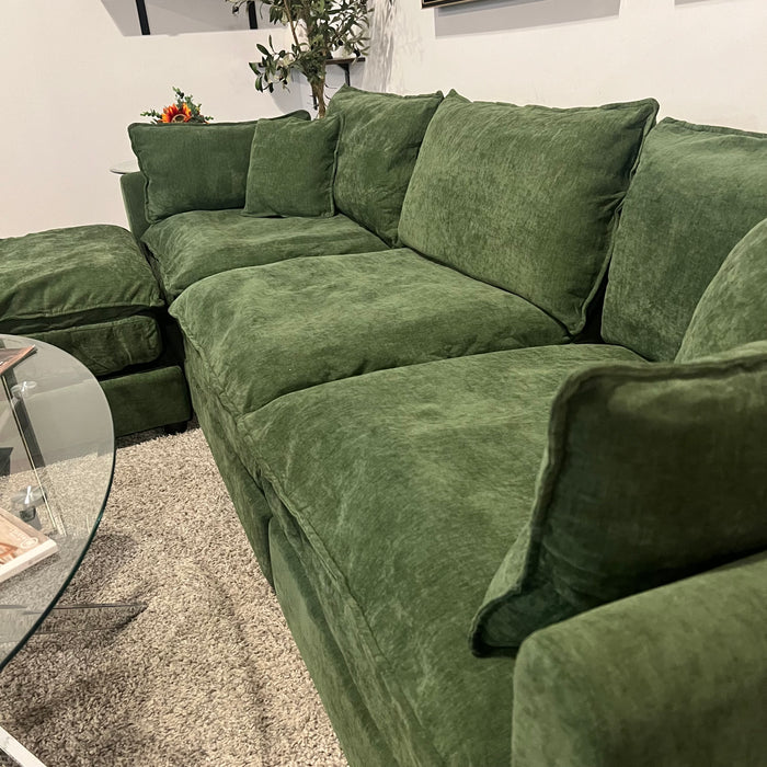 Modular Sectional Dream Couch in Olive Green