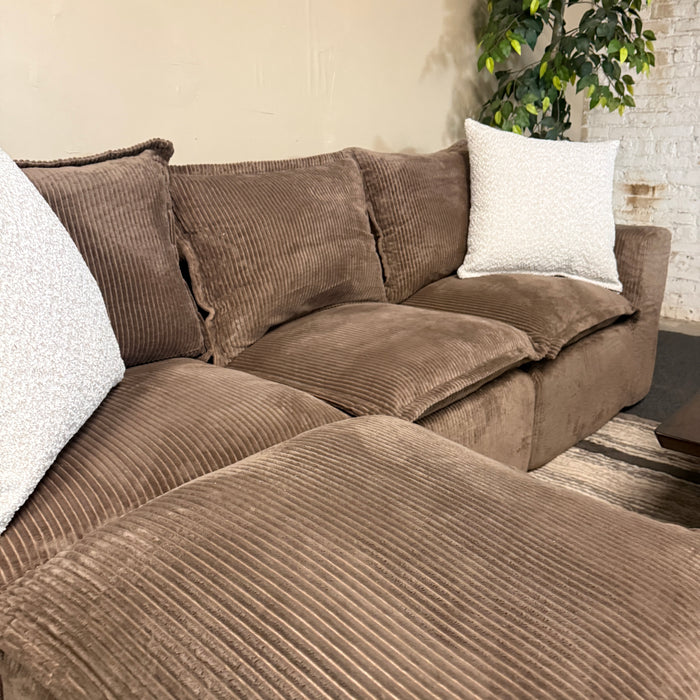 Corded Modular Cloud Sectional Sofa