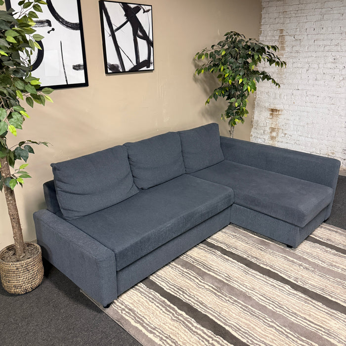 Sleeper Sectional Sofa with Reversible Storage Chaise