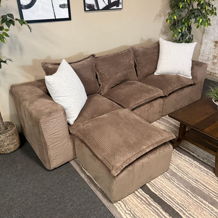 Corded Modular Cloud Sectional Sofa