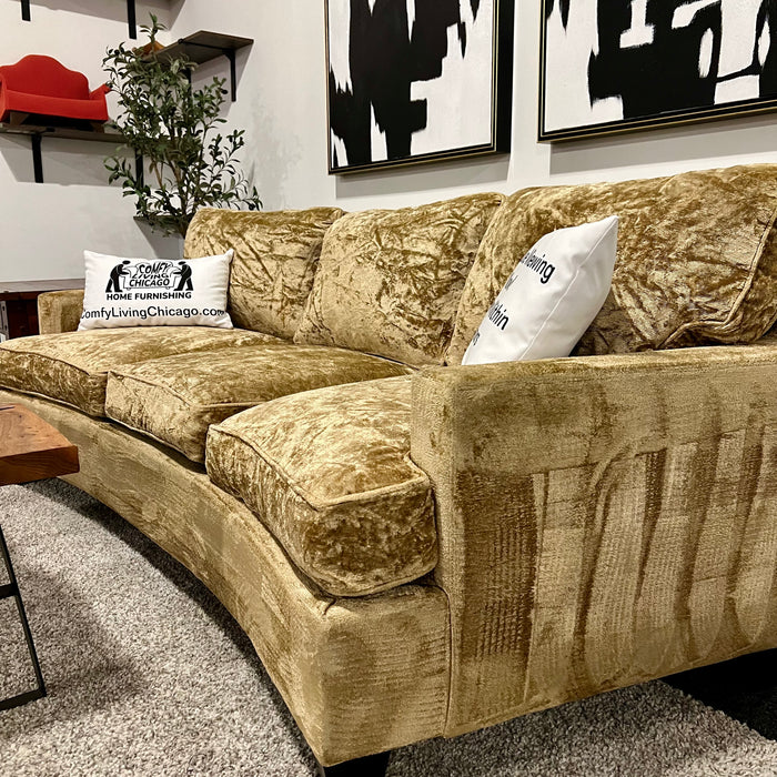 Robert Allen Curved Designer Sofa