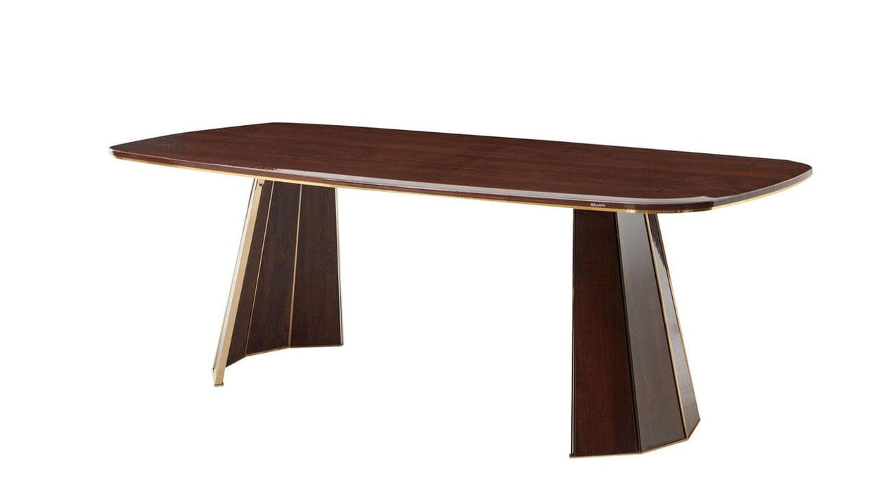 Plaza Dining Table (Plaza Walnut) by Bellona