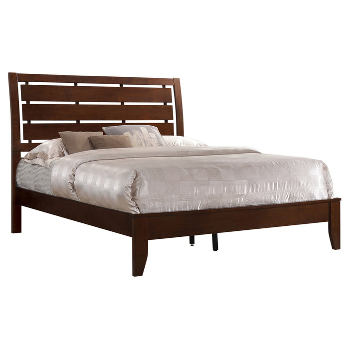 Serenity  Panel Bed Rich Merlot