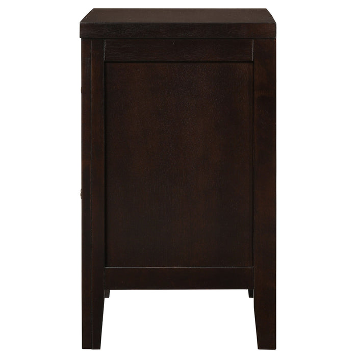 Carlton 2-drawer Rectangular Nightstand Cappuccino