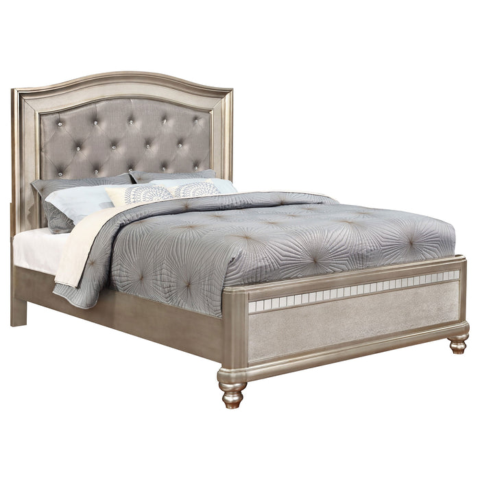 Bling Game  Panel Bed Metallic Platinum