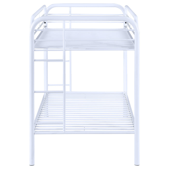 Morgan Twin Over Twin Bunk Bed White