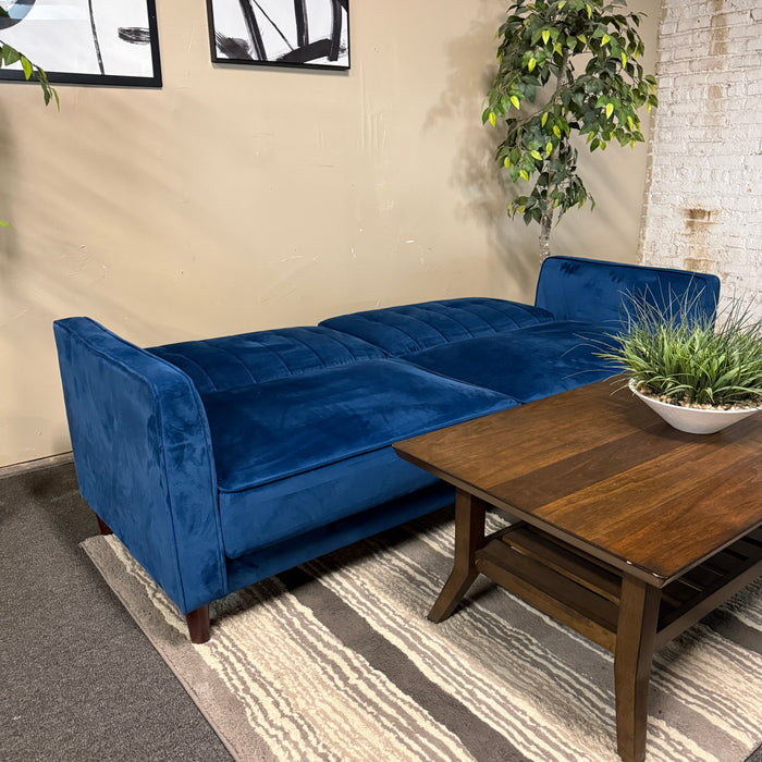Futon Sofa in Blue