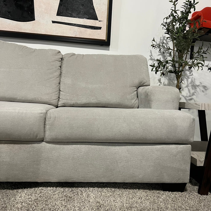 Benchcraft Light Gray Sectional with Chaise