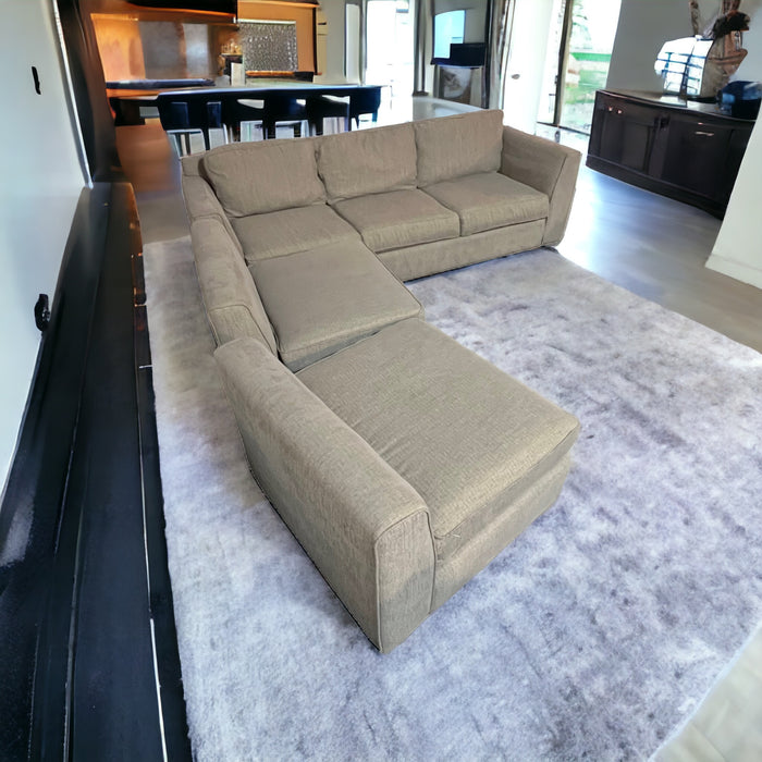 Gorgeous Gray Modular 3 Piece Sectional Couch