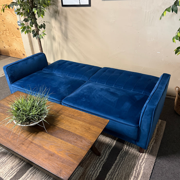 Futon Sofa in Blue