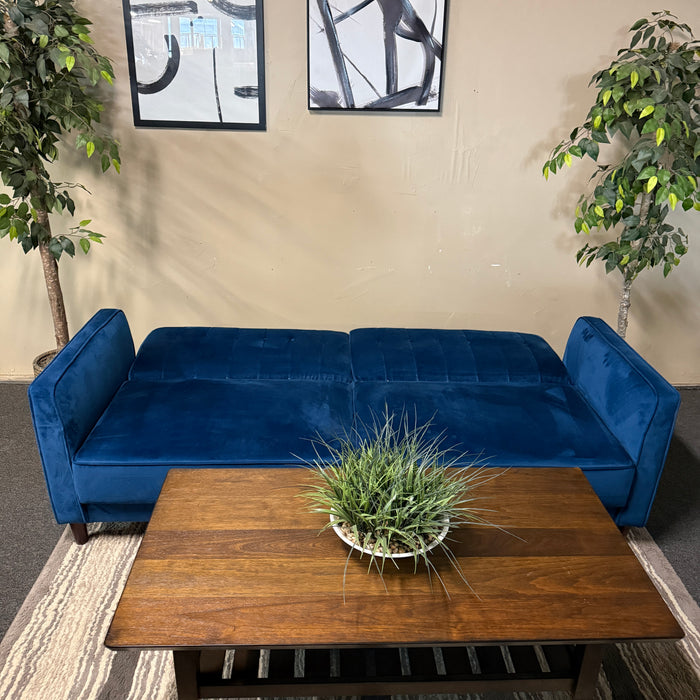 Futon Sofa in Blue
