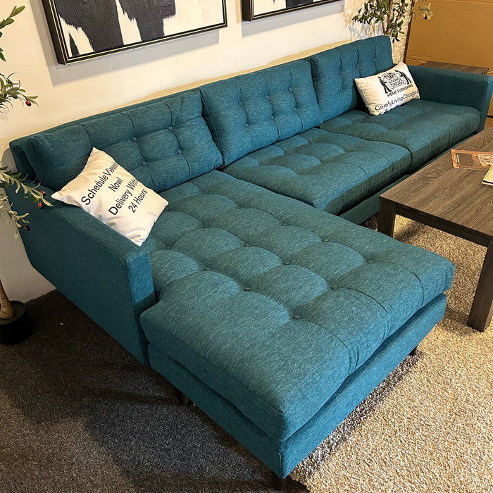 Joybird Eliot Reversible Sectional in Key Largo Zenith