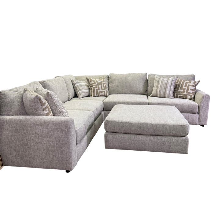 Marlow Modular 5 Piece Sectional in Cream