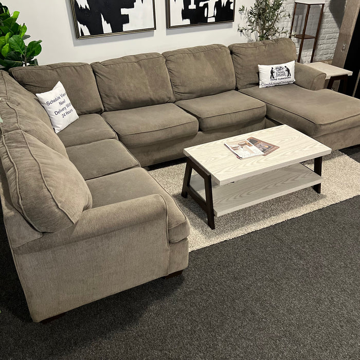 Ashley Home stores U Shape Sectional Couch in Gray