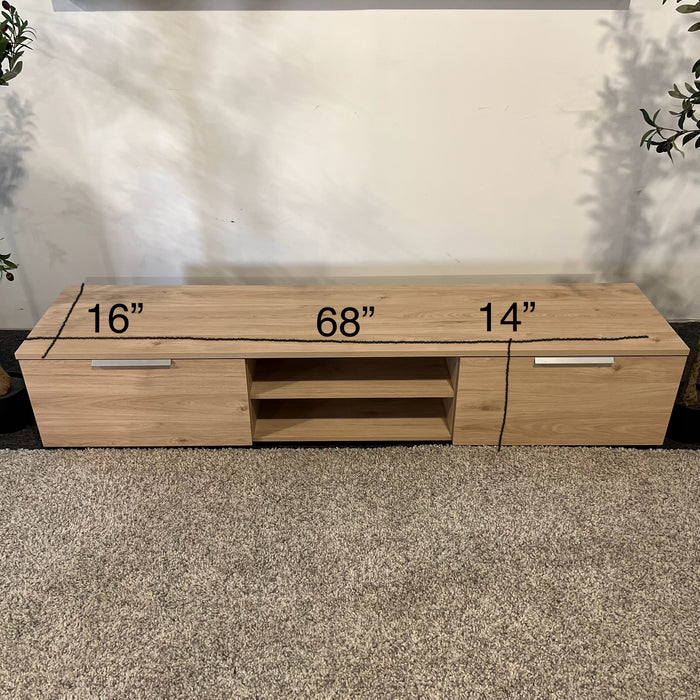 Wooden Tv Console Table with Drawers