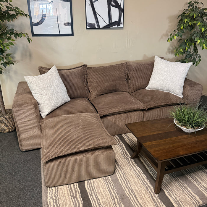 Corded Modular Cloud Sectional Sofa