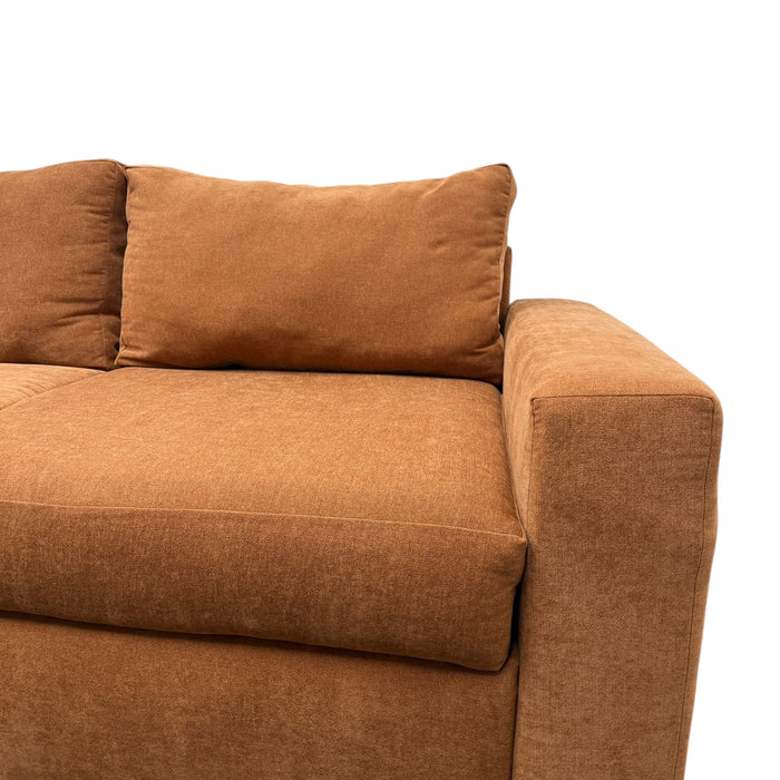 Modular Orange Sofa - Made in Chicago