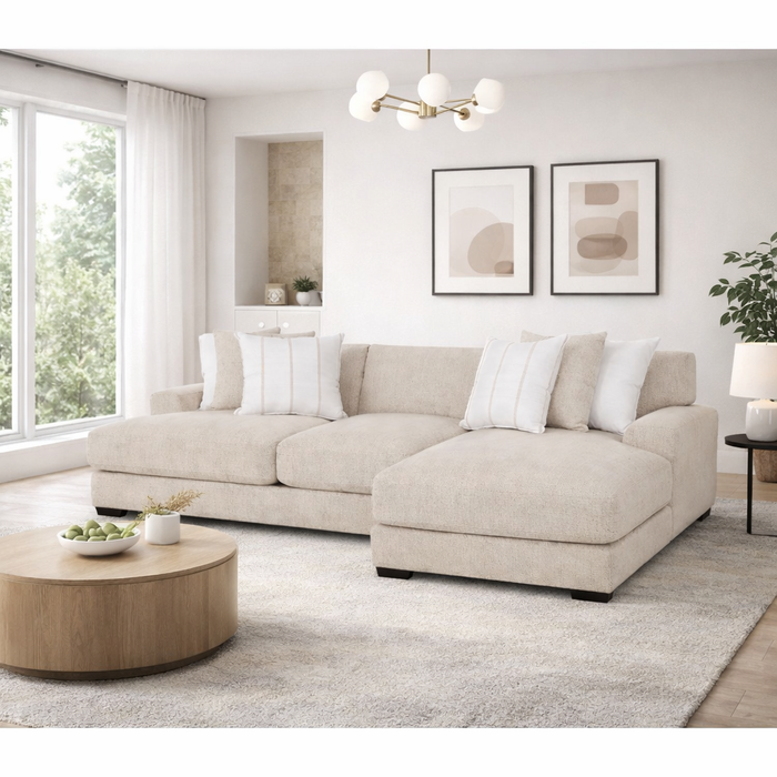 Aria Sectional Sofa with Right Chaise