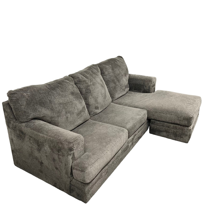 Gray Sectional Couch with Reversible Chaise