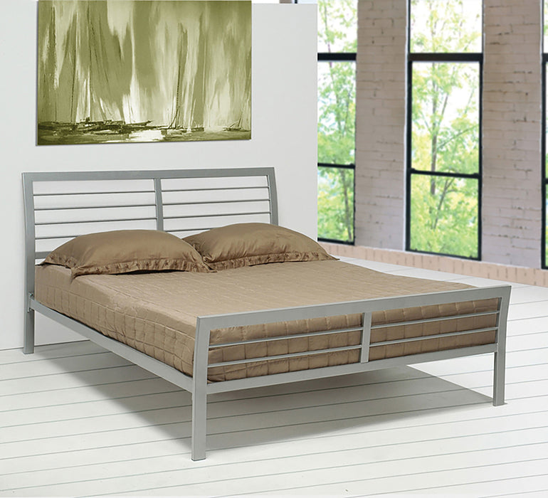 Cooper  Metal Bed Silver