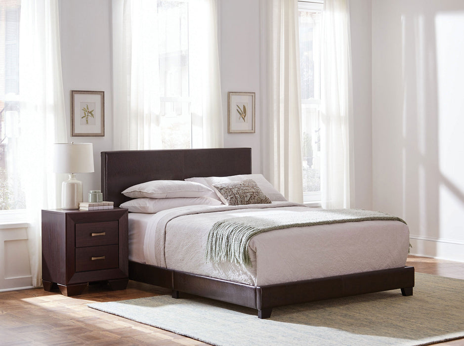 Dorian Upholstered  Bed Brown