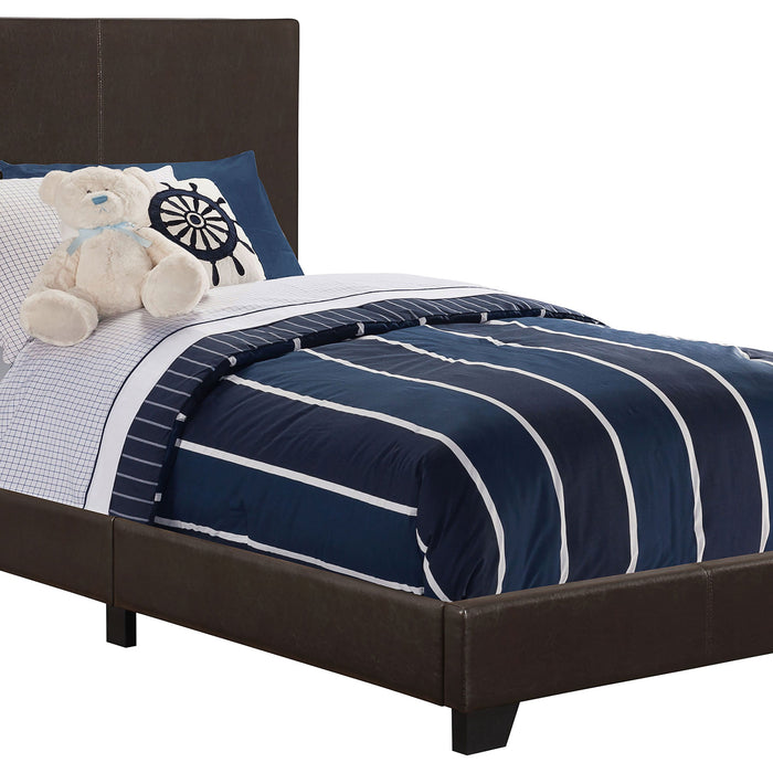 Dorian Upholstered  Bed Brown