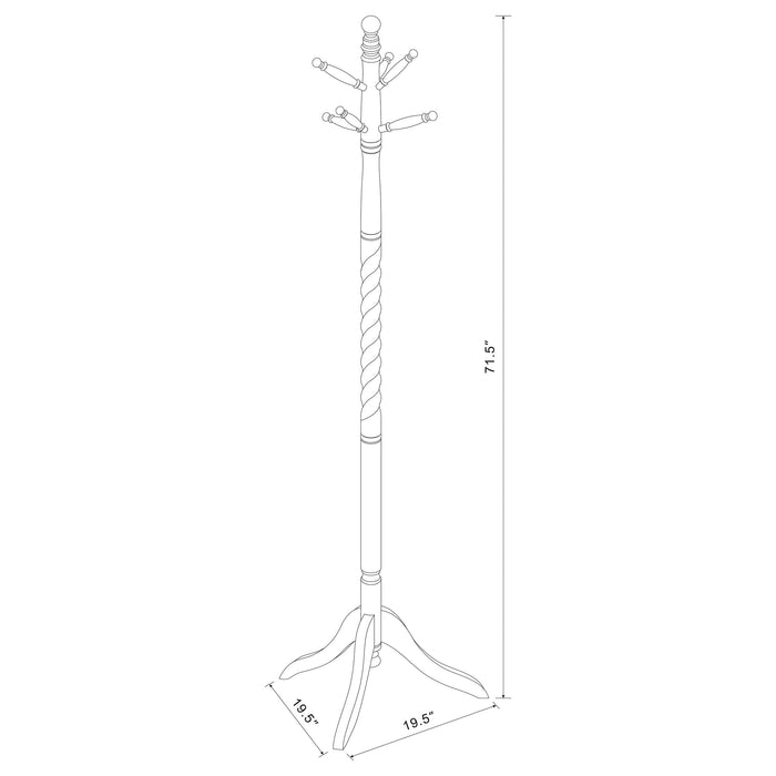 Riona 2-tier Coat Rack Merlot