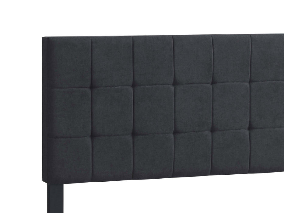 Fairfield  Upholstered Panel Bed Dark Grey