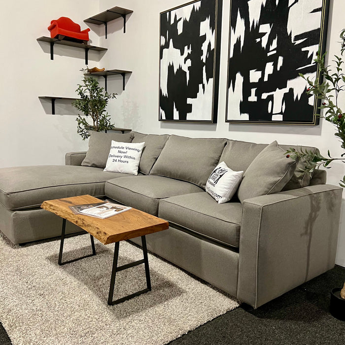 Gray Room and Board York Sectional