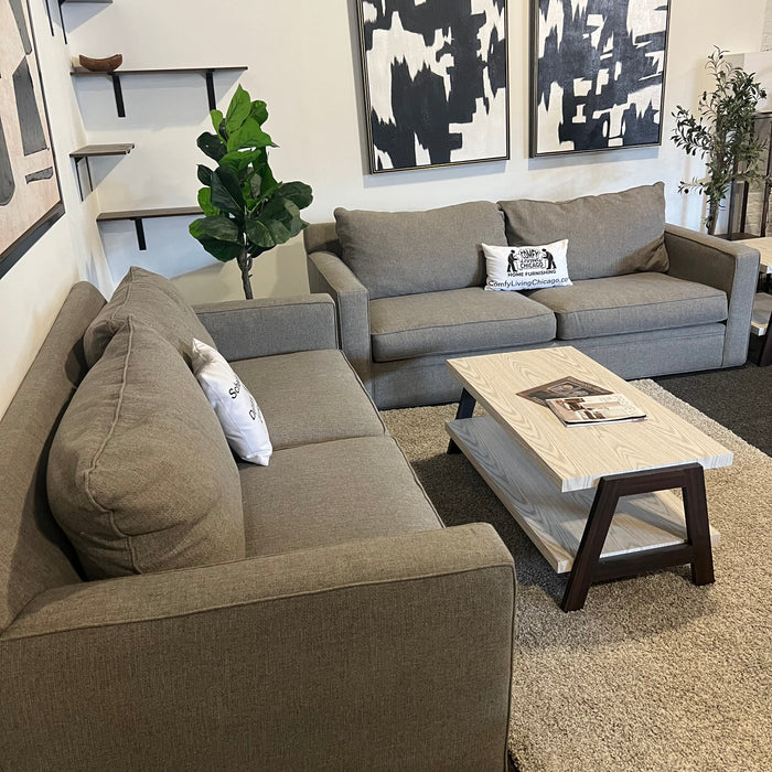 Room and Board Couch Set in Gray