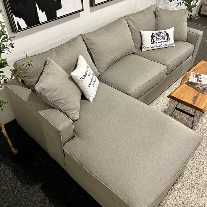 Gray Room and Board York Sectional