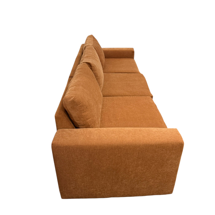 Modular Orange Sofa - Made in Chicago